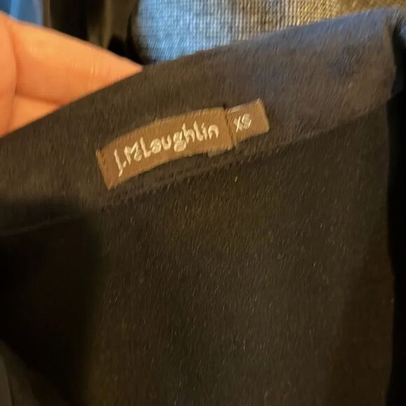 J. McLaughlin black Caelin Faux Suede Dress, XS! - Picture 8 of 15